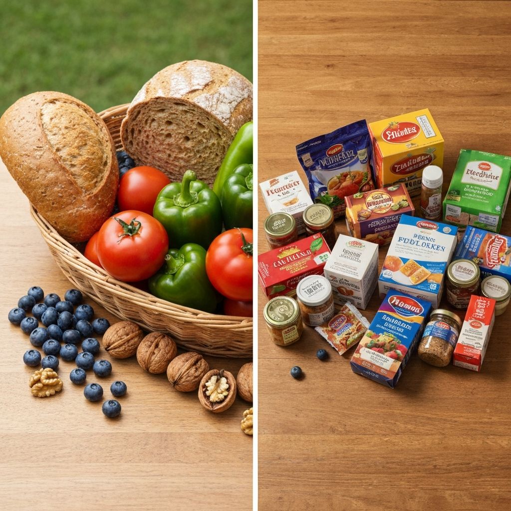 Whole vs processed foods